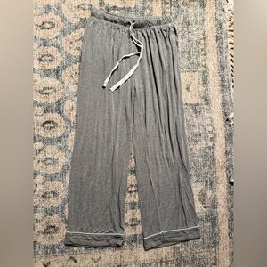 Cozy Earth Bamboo Stretch-Knit Pajama Pant Grey Large Excellent Condition